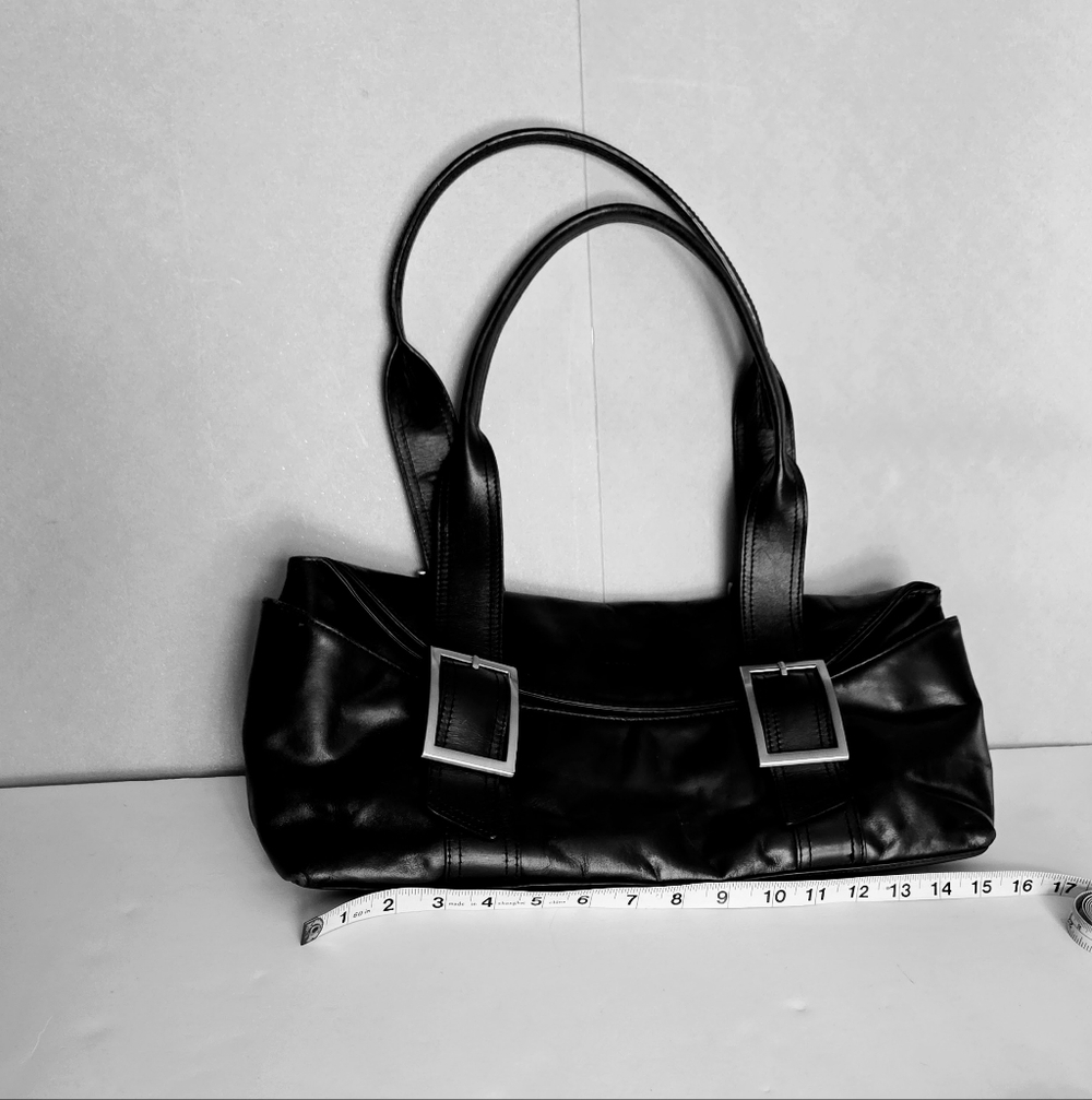 Vintage Kenneth Cole Genuine Leather Black Bag